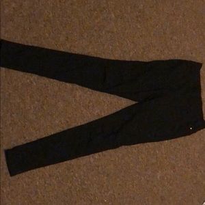 Black cut out jeggings